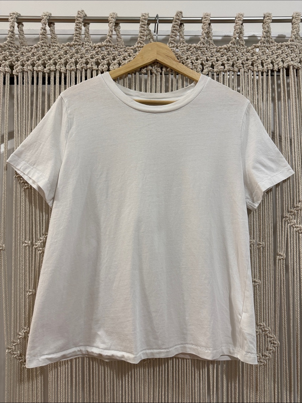 GAP White Organic Cotton VintageSoft T-Shirt